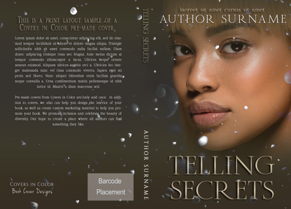 Pre-made Book Cover M1476 Series: Secrets
