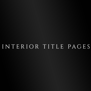 Interior Title Pages